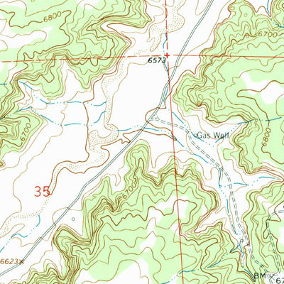 United States Geological Survey Tafoya Canyon, NM (1963, 24000-Scale) digital map