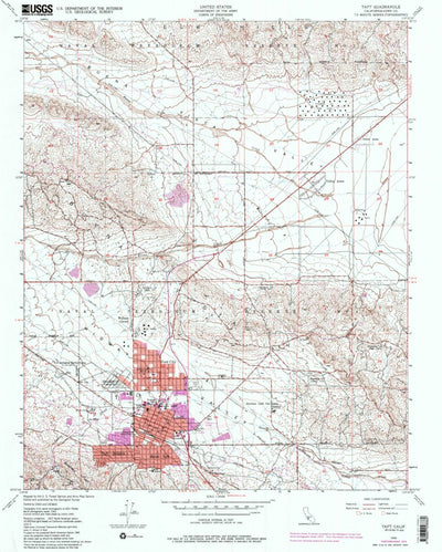 United States Geological Survey Taft, CA (1950, 24000-Scale) digital map