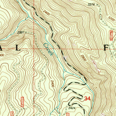 United States Geological Survey Taft Mountain, OR (1997, 24000-Scale) digital map