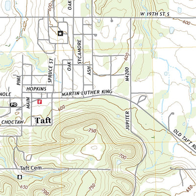 United States Geological Survey Taft, OK (2022, 24000-Scale) digital map