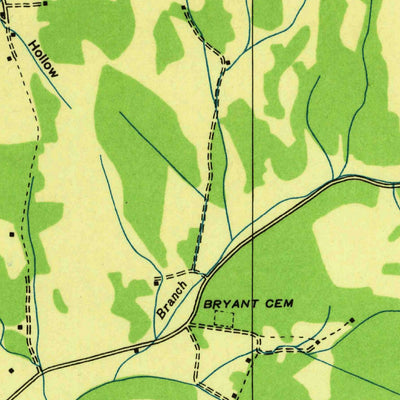 United States Geological Survey Taft, TN (1936, 24000-Scale) digital map