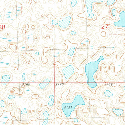 United States Geological Survey Tagus, ND (1980, 24000-Scale) digital map