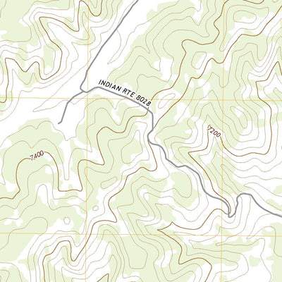United States Geological Survey Tah Chee Wash, AZ (2021, 24000-Scale) digital map