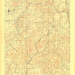 United States Geological Survey Tahlequah, OK-AR (1901, 125000-Scale) digital map