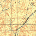 United States Geological Survey Tahlequah, OK-AR (1901, 125000-Scale) digital map