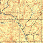 United States Geological Survey Tahlequah, OK-AR (1901, 125000-Scale) digital map