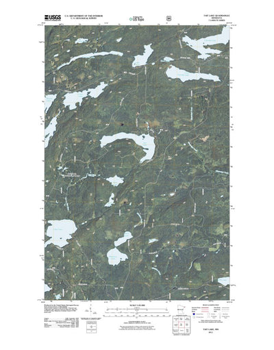 United States Geological Survey Tait Lake, MN (2011, 24000-Scale) digital map