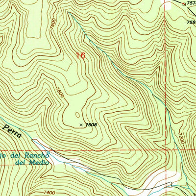 United States Geological Survey Tajique, NM (1990, 24000-Scale) digital map