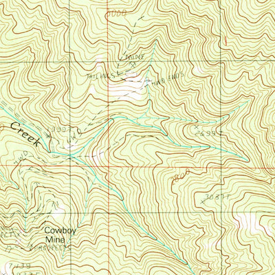United States Geological Survey Takilma, OR-CA (1989, 24000-Scale) digital map