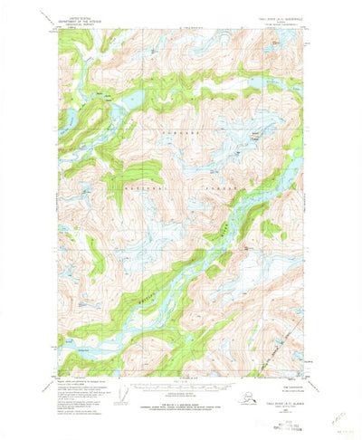 United States Geological Survey Taku River A-5, AK (1951, 63360-Scale) digital map