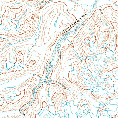 United States Geological Survey Taku River, AK (1960, 250000-Scale) digital map