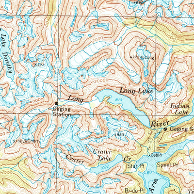 United States Geological Survey Taku River, AK (1960, 250000-Scale) digital map