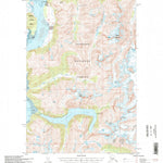 United States Geological Survey Taku River B-6, AK (1994, 63360-Scale) digital map