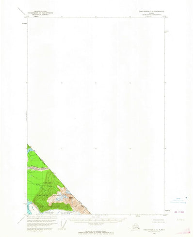 United States Geological Survey Taku River C-5, AK (1960, 63360-Scale) digital map