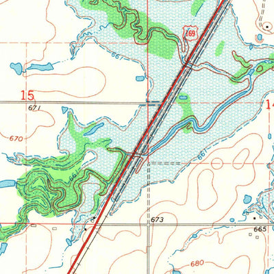 United States Geological Survey Talala, OK (1970, 24000-Scale) digital map