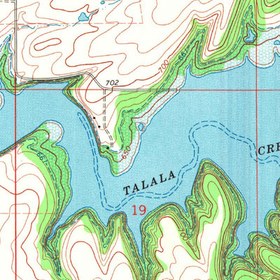 United States Geological Survey Talala, OK (1970, 24000-Scale) digital map