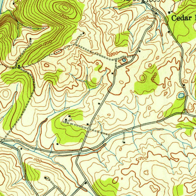 United States Geological Survey Talbott, TN (1938, 24000-Scale) digital map