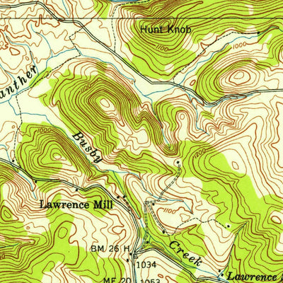 United States Geological Survey Talbott, TN (1938, 24000-Scale) digital map