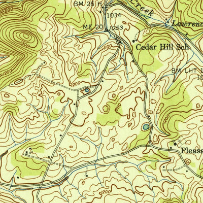 United States Geological Survey Talbott, TN (1940, 24000-Scale) digital map