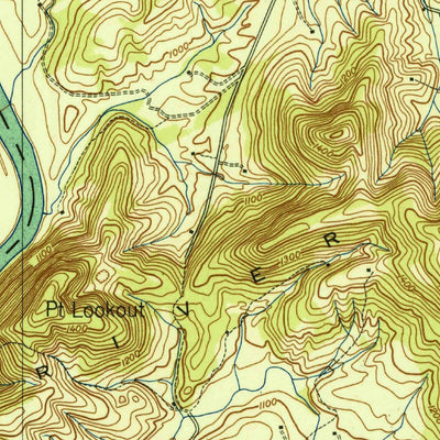 United States Geological Survey Talbott, TN (1940, 24000-Scale) digital map