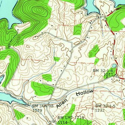 United States Geological Survey Talbott, TN (1960, 24000-Scale) digital map