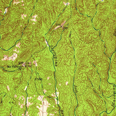 United States Geological Survey Talbotton, GA (1955, 62500-Scale) digital map