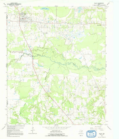 United States Geological Survey Talco, TX (1964, 24000-Scale) digital map