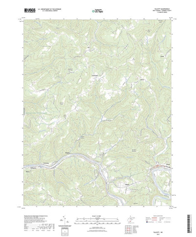 United States Geological Survey Talcott, WV (2023, 24000-Scale) digital map