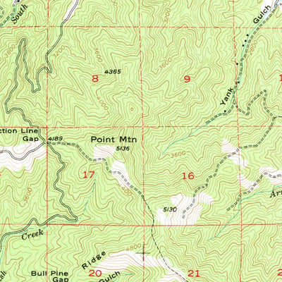 United States Geological Survey Talent, OR-CA (1954, 62500-Scale) digital map