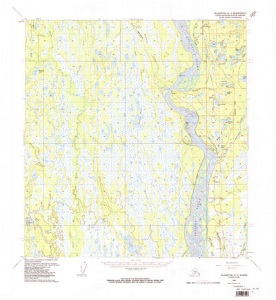 United States Geological Survey Talkeetna A-1, AK (1958, 63360-Scale) digital map