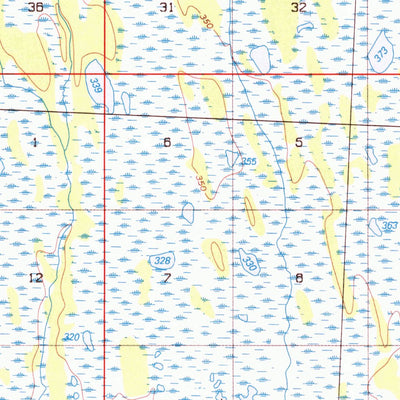 United States Geological Survey Talkeetna A-1, AK (1994, 63360-Scale) digital map