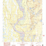United States Geological Survey Talkeetna A-1 NE, AK (1987, 25000-Scale) digital map