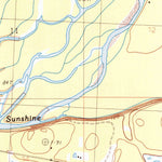 United States Geological Survey Talkeetna A-1 NE, AK (1987, 25000-Scale) digital map