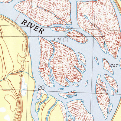 United States Geological Survey Talkeetna A-1 NE, AK (1987, 25000-Scale) digital map