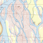 United States Geological Survey Talkeetna A-1 SE, AK (1987, 25000-Scale) digital map
