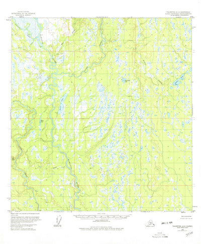 United States Geological Survey Talkeetna A-2, AK (1954, 63360-Scale) digital map