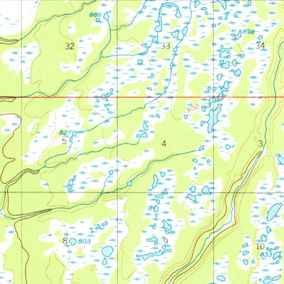 United States Geological Survey Talkeetna A-2, AK (1954, 63360-Scale) digital map