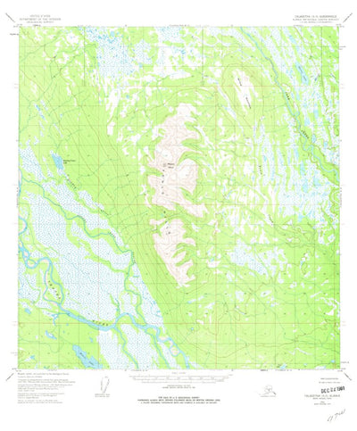United States Geological Survey Talkeetna A-3, AK (1954, 63360-Scale) digital map