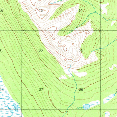 United States Geological Survey Talkeetna A-3, AK (1954, 63360-Scale) digital map