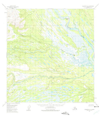 United States Geological Survey Talkeetna A-4, AK (1954, 63360-Scale) digital map