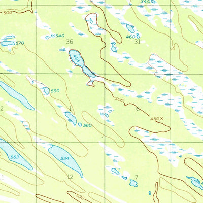 United States Geological Survey Talkeetna A-4, AK (1954, 63360-Scale) digital map