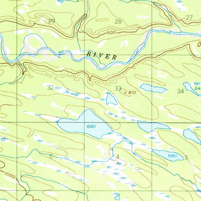 United States Geological Survey Talkeetna A-4, AK (1954, 63360-Scale) digital map