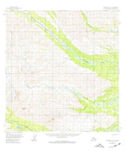 United States Geological Survey Talkeetna A-5, AK (1958, 63360-Scale) digital map
