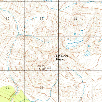 United States Geological Survey Talkeetna A-5, AK (1958, 63360-Scale) digital map