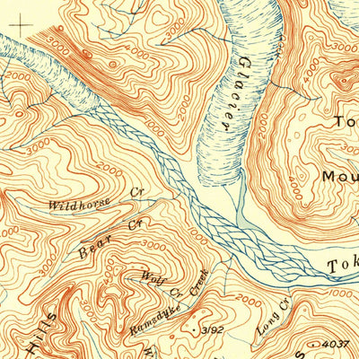 United States Geological Survey Talkeetna, AK (1951, 250000-Scale) digital map