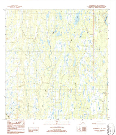 United States Geological Survey Talkeetna B-1 NW, AK (1987, 25000-Scale) digital map