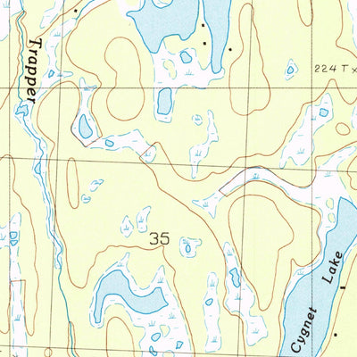United States Geological Survey Talkeetna B-1 NW, AK (1987, 25000-Scale) digital map