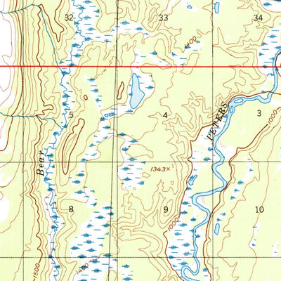 United States Geological Survey Talkeetna B-2, AK (1994, 63360-Scale) digital map