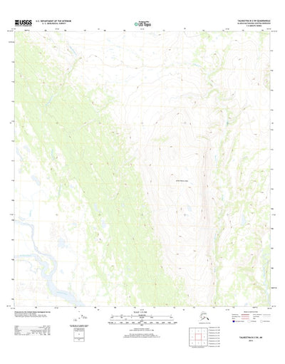 United States Geological Survey Talkeetna B-2 SW, AK (2013, 25000-Scale) digital map