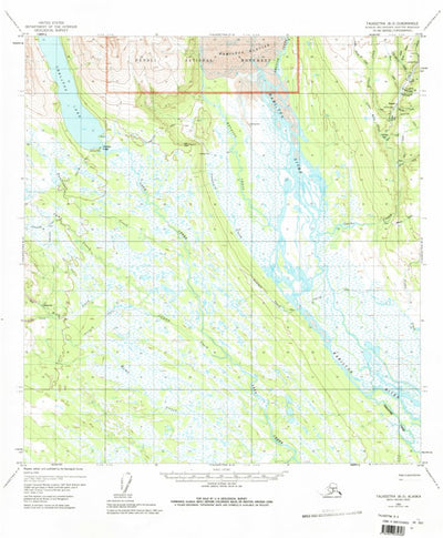 United States Geological Survey Talkeetna B-3, AK (1954, 63360-Scale) digital map